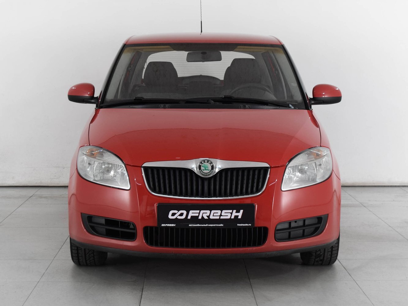 Skoda Fabia 2009 вишнёвая