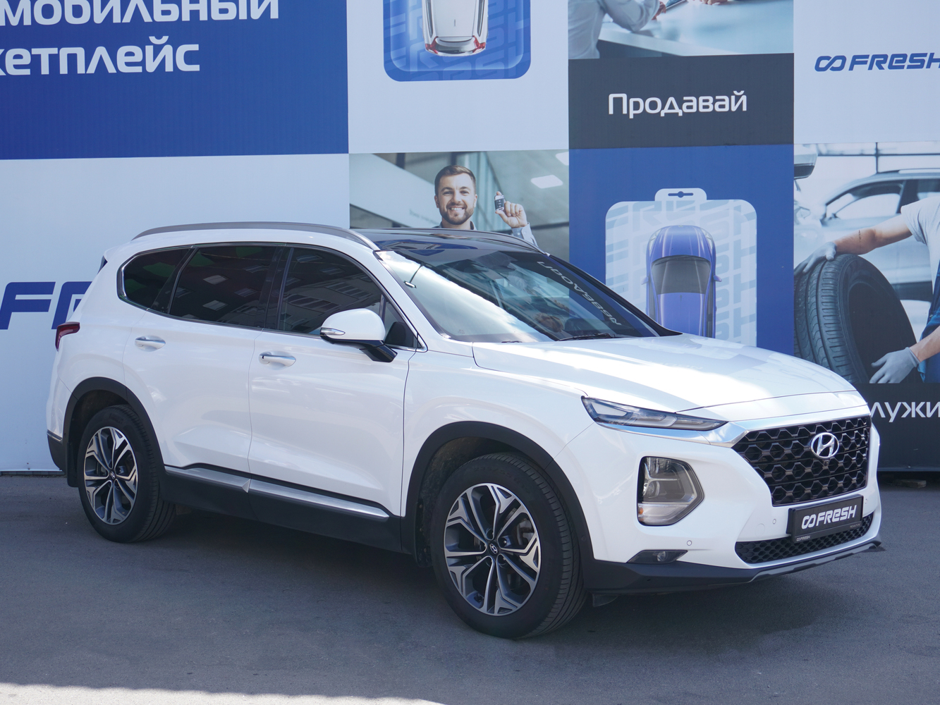 Hyundai Santa Fe с пробегом 124192 км | Купить б/у Hyundai Santa Fe 2018  года в Ростове-на-Дону | Fresh Auto