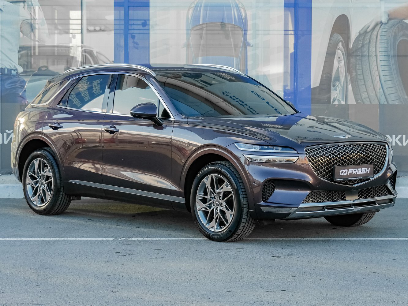 Genesis GV70 с пробегом 22068 км | Купить б/у Genesis GV70 2021 года в  Москве | Fresh Auto